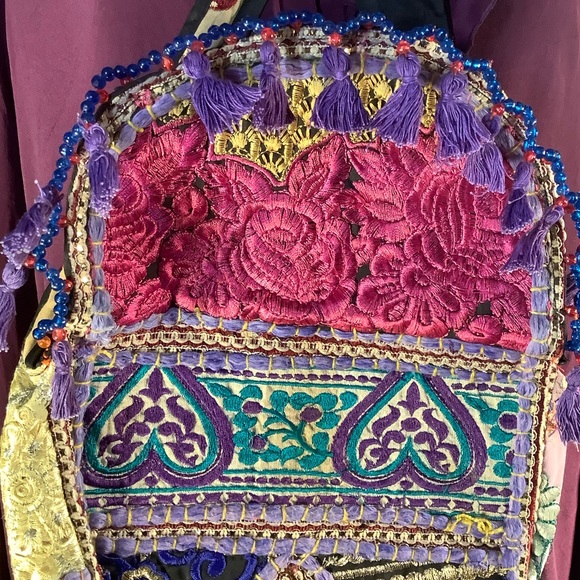 Handmade in India Crossbody Banjara Purse Hancbag - Picture 5 of 14